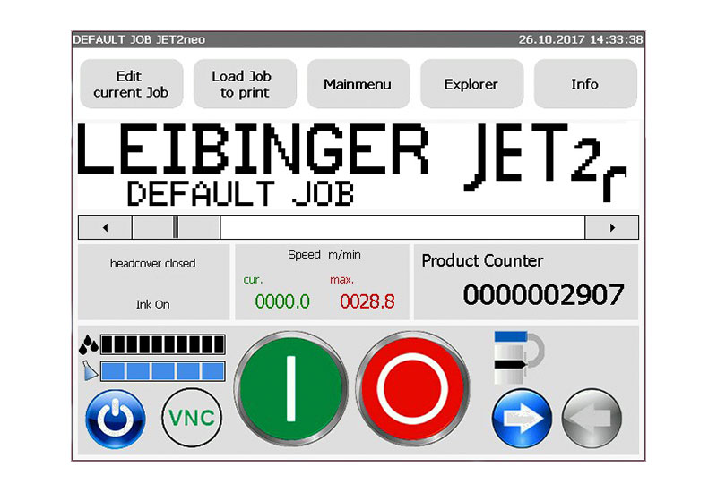 JET2neo εκτυπωτής συνεχούς ροής μελάνης
